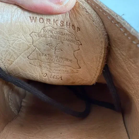 BedStu Oxford Men's 10 Brown Leather Wingtip Lace Up Distressed Dress Shoes